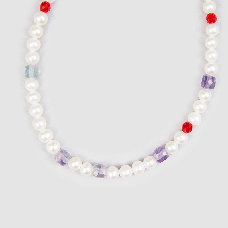 Original Handmade Natural Pearls collar by OHGG - OHGGRN24195