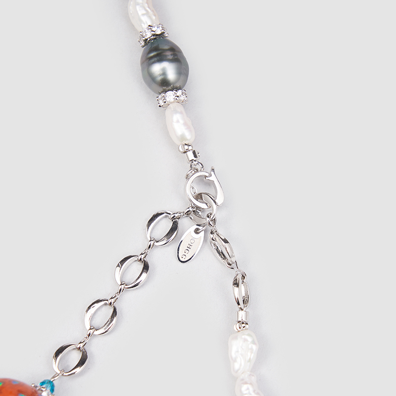 Original Handmade Natural Pearls sweater chain by OHGG - OHGGRN24188