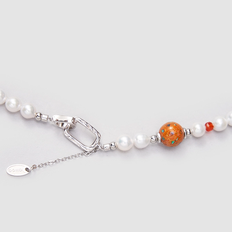 Original Handmade Natural Pearls collar by OHGG - OHGGRN24193