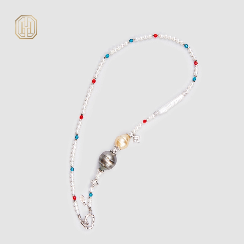 Original Handmade Natural Pearls collar by OHGG - OHGGRN24190