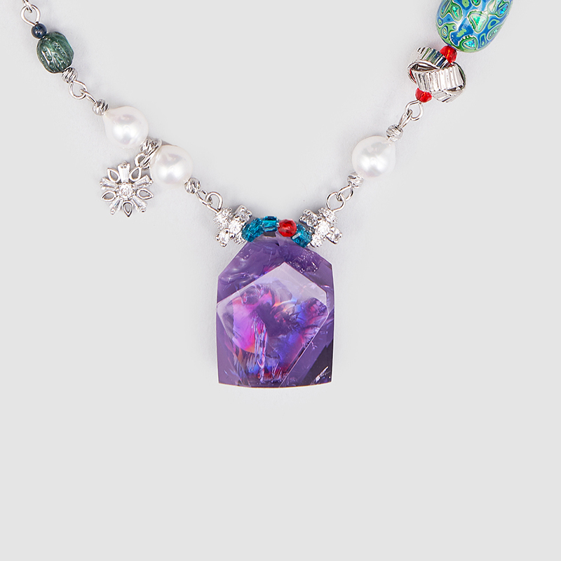 Original Handmade Natural Pearls Necklace by OHGG - OHGGRN24187