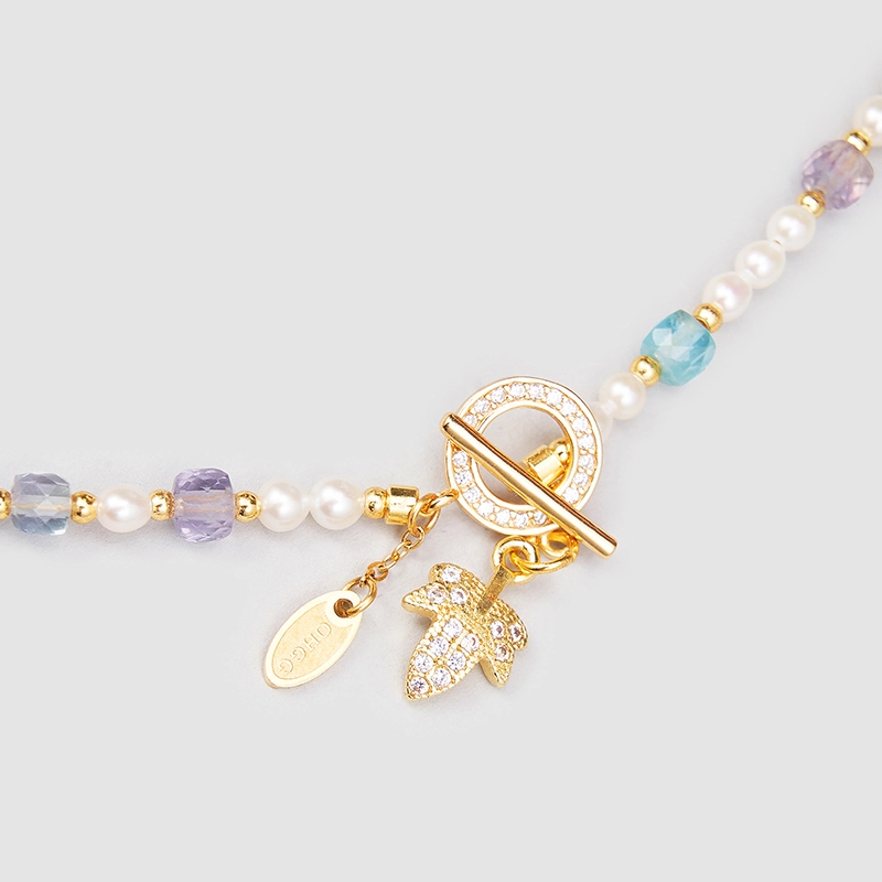 Original Handmade Natural Pearls Necklace by OHGG - OHGGRN24197