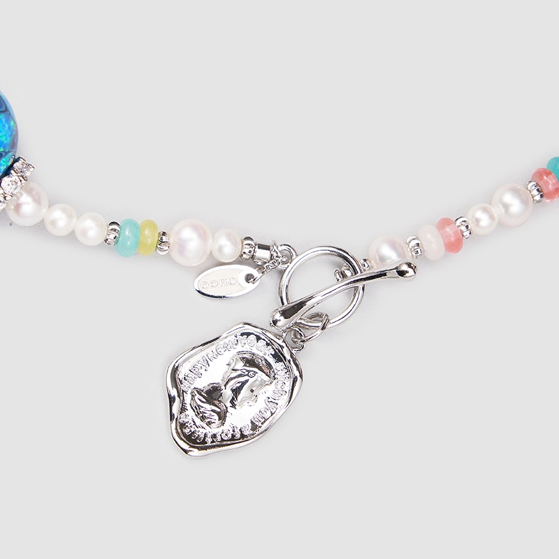 Original Handmade Natural Pearls collar chain by OHGG - OHGGRN24204