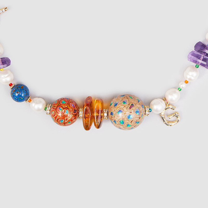 Original Handmade Natural Pearls Necklace by OHGG - OHGGRN24194