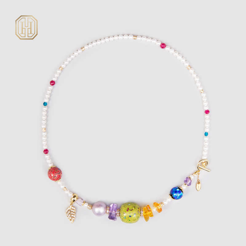 Original Handmade Natural Pearls collar by OHGG - OHGGRN24210