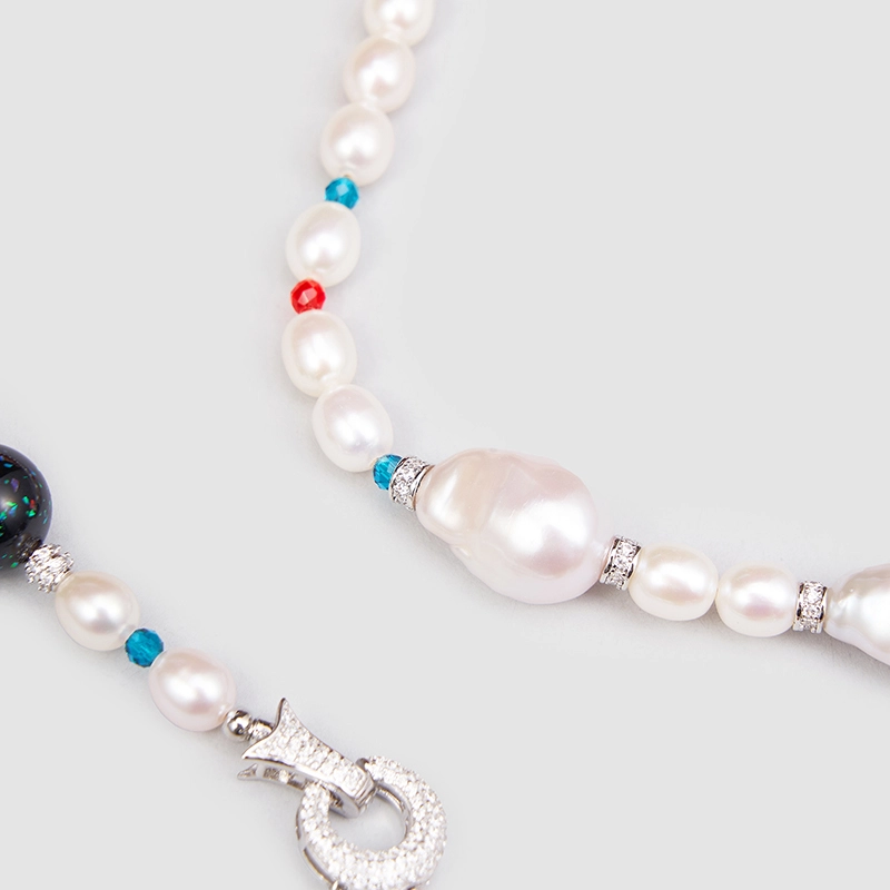 Original Handmade Natural Pearls Necklace by OHGG - OHGGRN24205