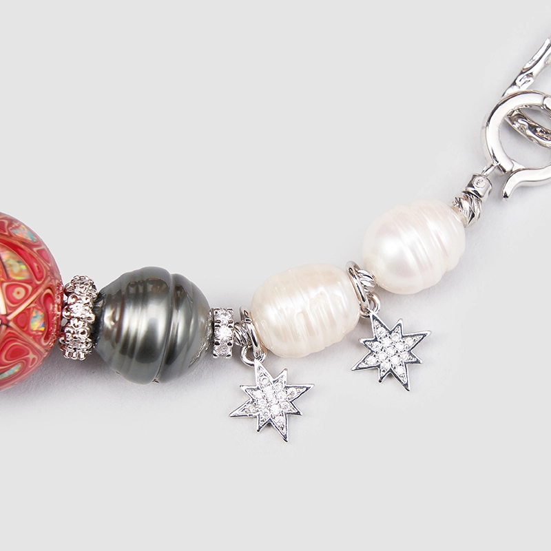 Original Handmade Natural Pearls sweater chain by OHGG - OHGGRN24209