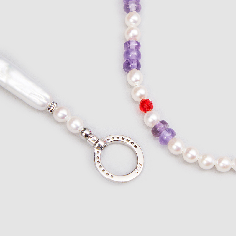 Original Handmade Natural Pearls collar by OHGG - OHGGRN24213