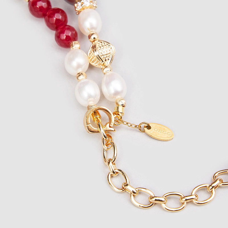 Original Handmade Natural Pearls collar chain by OHGG - OHGGRN24201