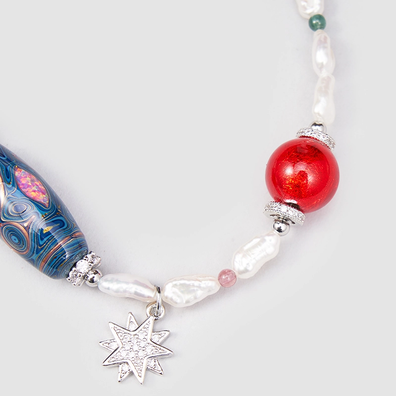 Original Handmade Natural Pearls collar by OHGG - OHGGRN24189