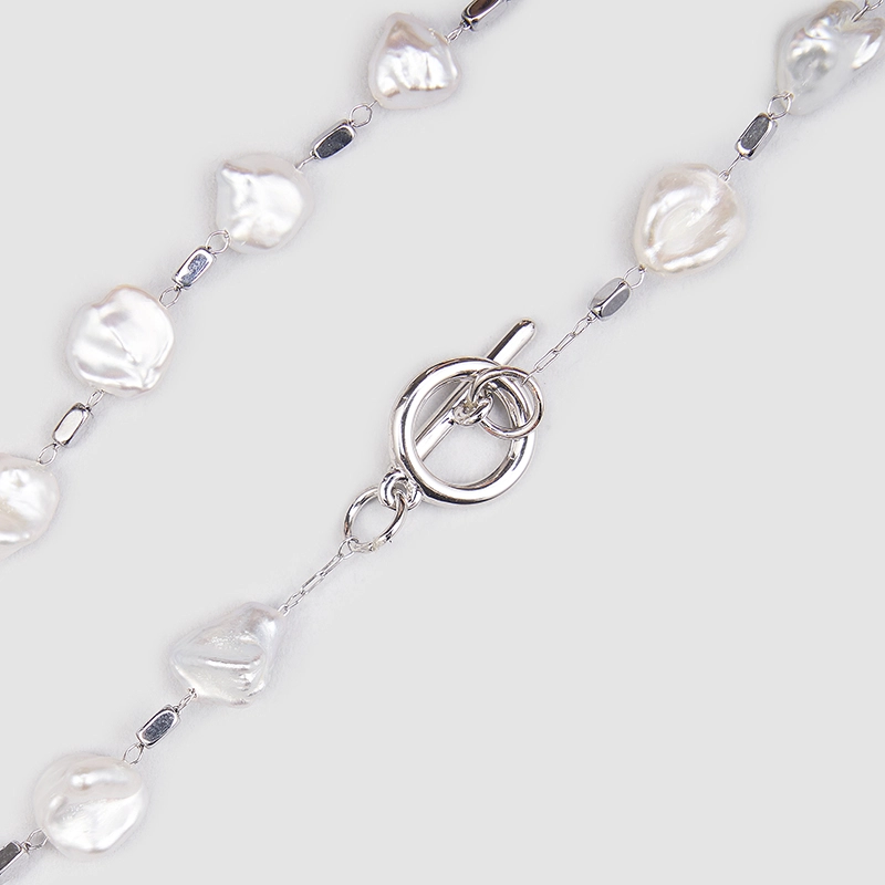 Original Handmade Natural Pearls collar chain by OHGG - OHGGRN24198