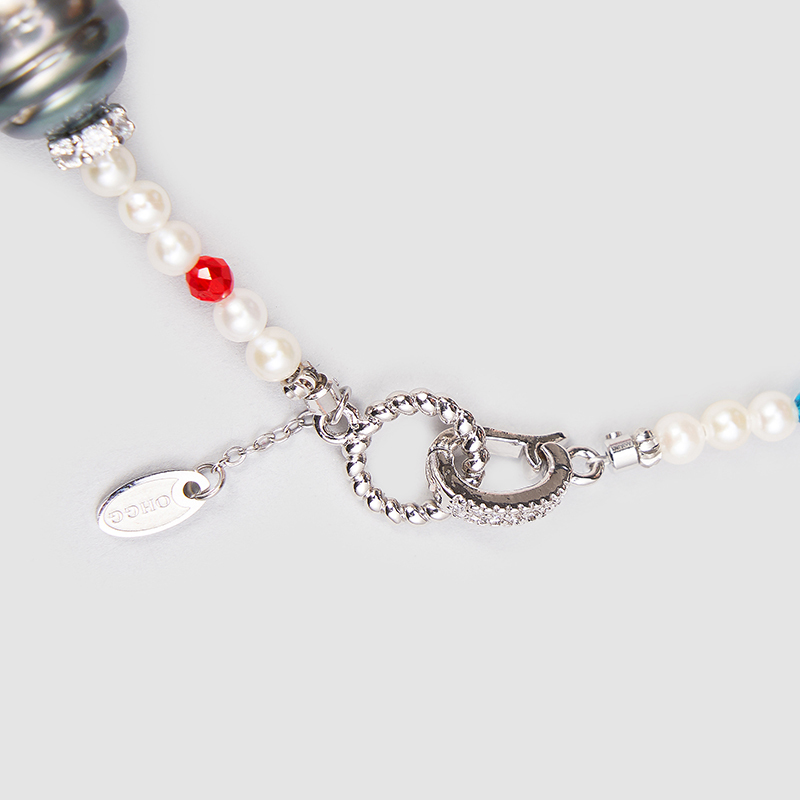 Original Handmade Natural Pearls collar by OHGG - OHGGRN24203