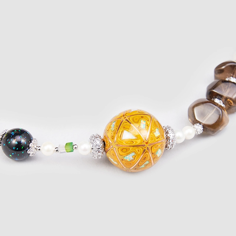Original Handmade Natural Pearls collar by OHGG - OHGGRN24202
