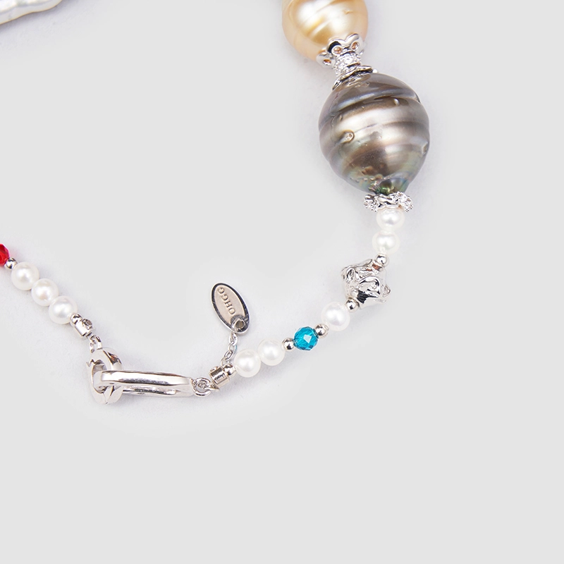 Original Handmade Natural Pearls collar by OHGG - OHGGRN24190