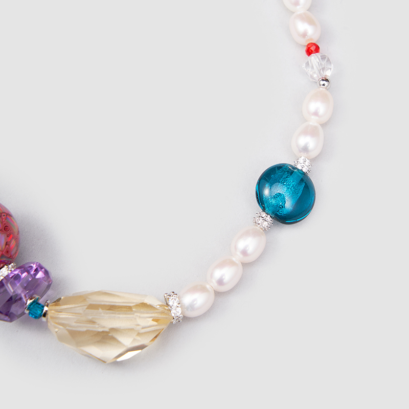 Original Handmade Natural Pearls collar by OHGG - OHGGRN24200