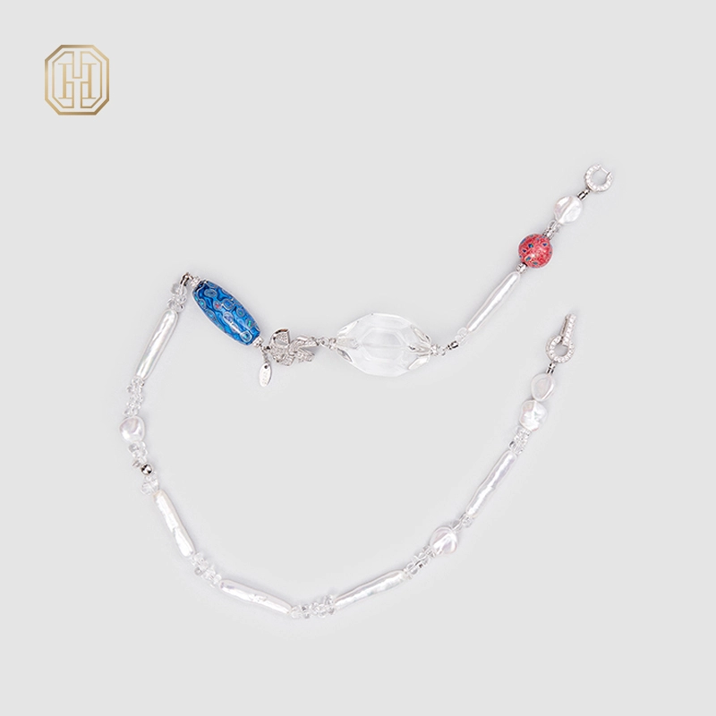 Original Handmade Natural Pearls collar chain by OHGG - OHGGRN24207