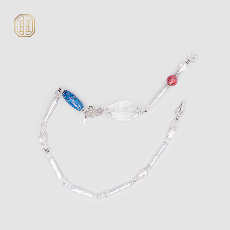 Original Handmade Natural Pearls collar chain by OHGG - OHGGRN24207
