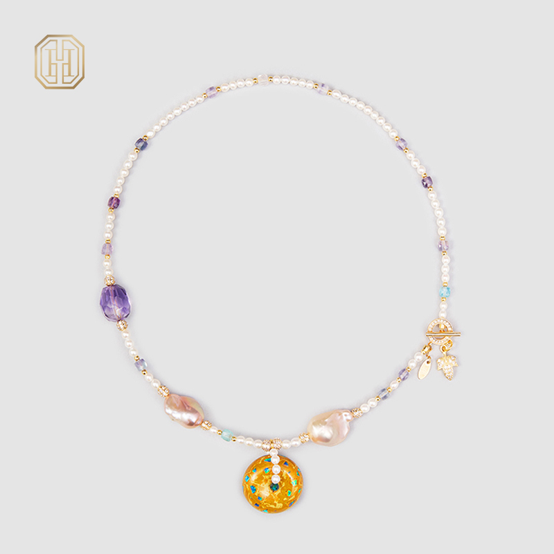 Original Handmade Natural Pearls Necklace by OHGG - OHGGRN24197