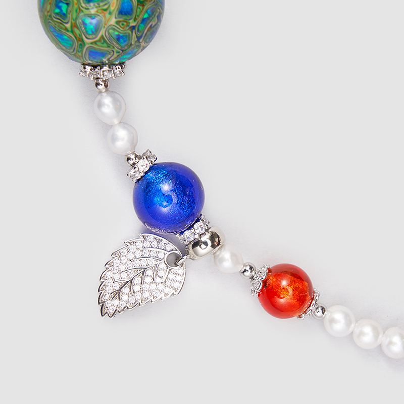 Original Handmade Natural Pearls collar by OHGG - OHGGRN24193