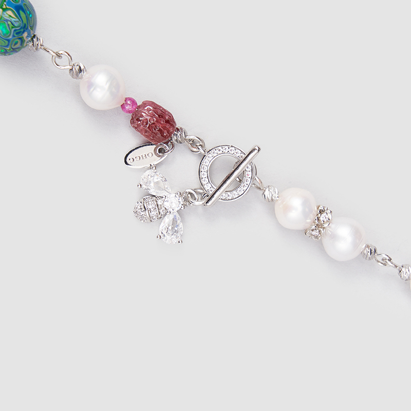Original Handmade Natural Pearls Necklace by OHGG - OHGGRN24187