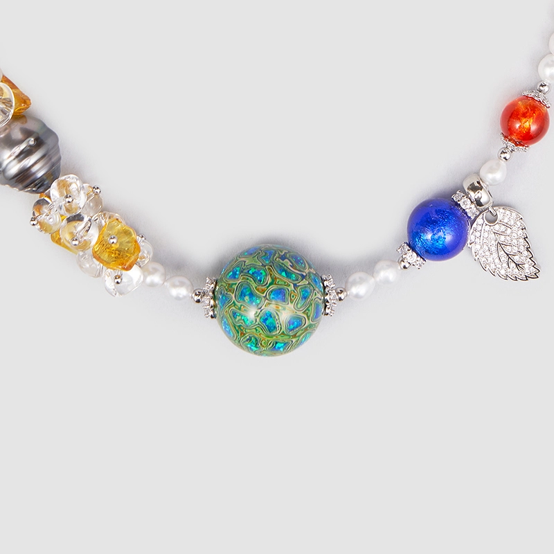 Original Handmade Natural Pearls collar by OHGG - OHGGRN24193