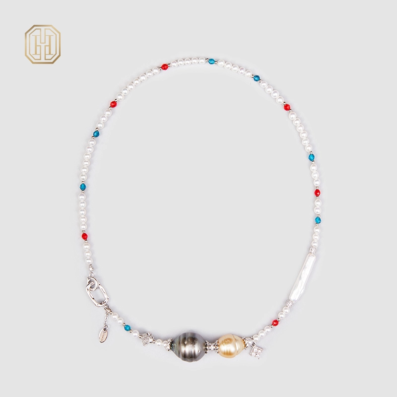 Original Handmade Natural Pearls collar by OHGG - OHGGRN24190