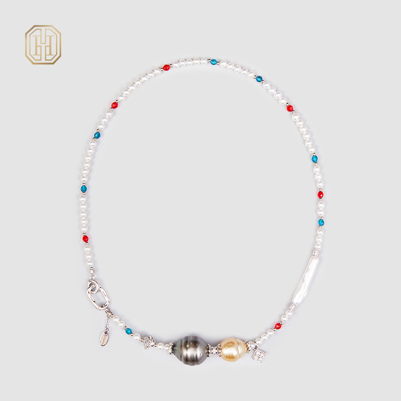 Original Handmade Natural Pearls collar by OHGG - OHGGRN24190