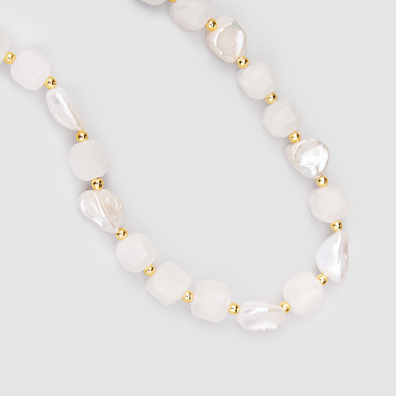 Original Handmade Natural Pearls sweater chain by OHGG - OHGGRN24186