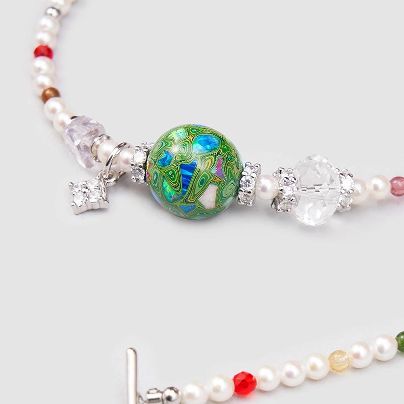 Original Handmade Natural Pearls collar by OHGG - OHGGRN24212