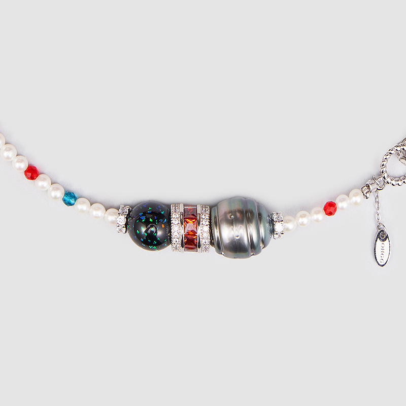 Original Handmade Natural Pearls collar by OHGG - OHGGRN24203
