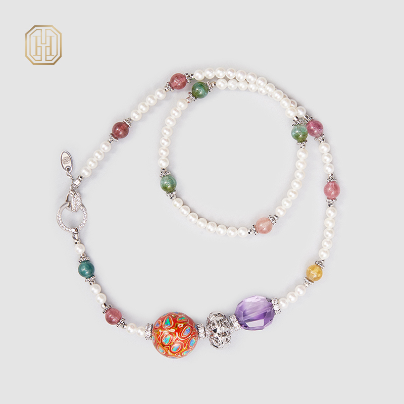 Original Handmade Natural Pearls collar by OHGG - OHGGRN24191