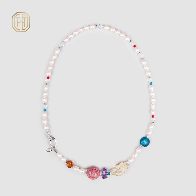 Original Handmade Natural Pearls collar by OHGG - OHGGRN24200