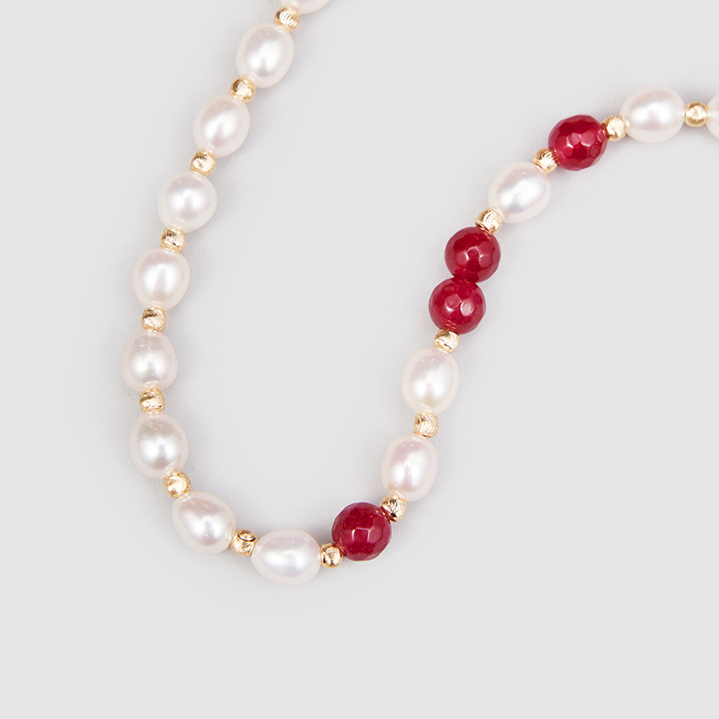 Original Handmade Natural Pearls collar chain by OHGG - OHGGRN24201