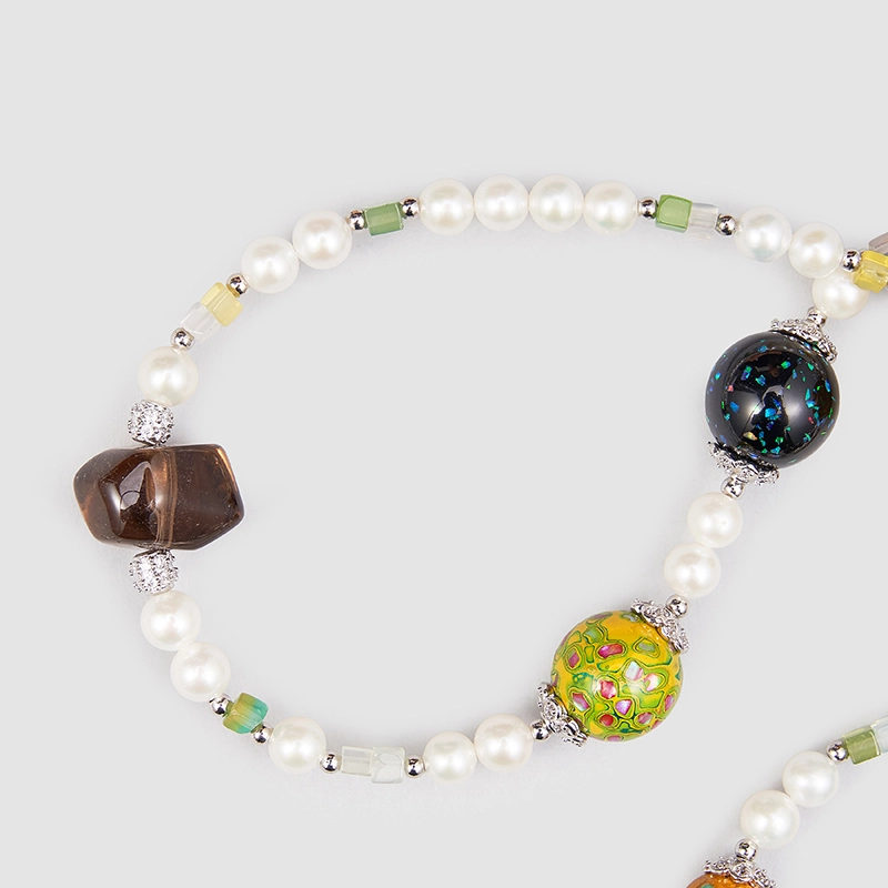 Original Handmade Natural Pearls collar by OHGG - OHGGRN24202