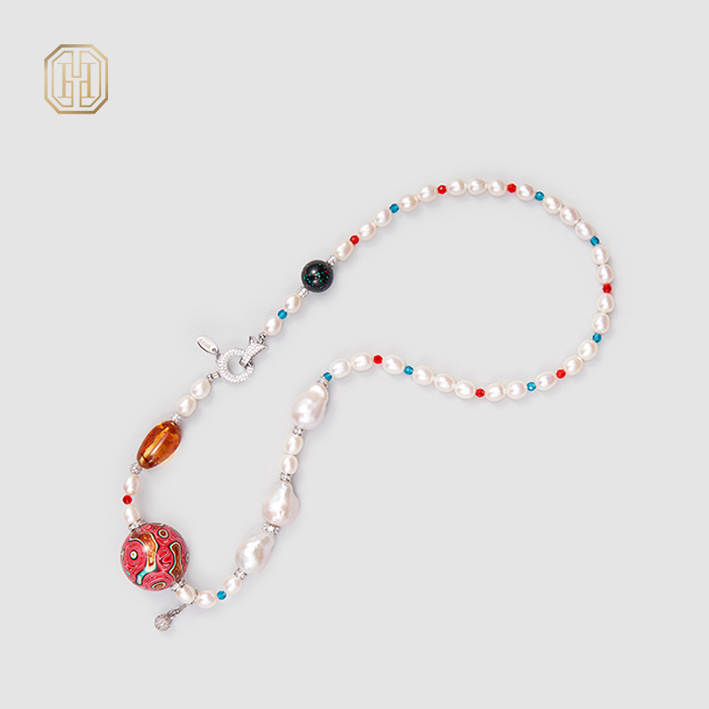 Original Handmade Natural Pearls Necklace by OHGG - OHGGRN24205