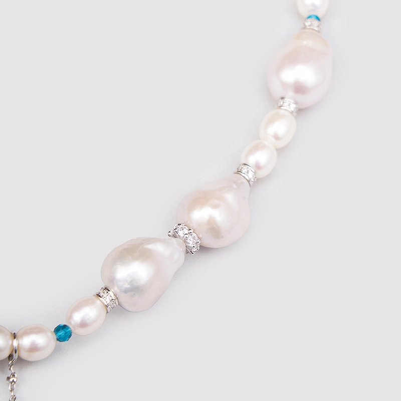 Original Handmade Natural Pearls Necklace by OHGG - OHGGRN24205