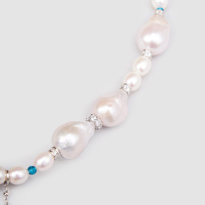 Original Handmade Natural Pearls Necklace by OHGG - OHGGRN24205