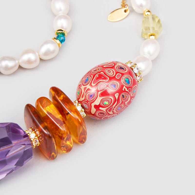 Original Handmade Natural Pearls Necklace by OHGG - OHGGRN24208