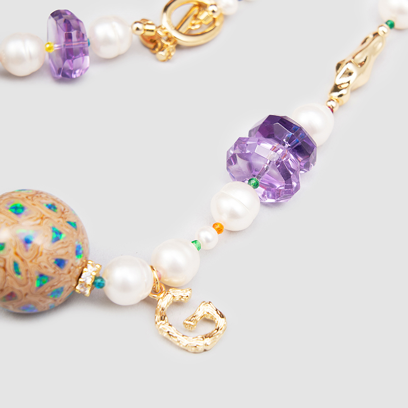 Original Handmade Natural Pearls Necklace by OHGG - OHGGRN24194