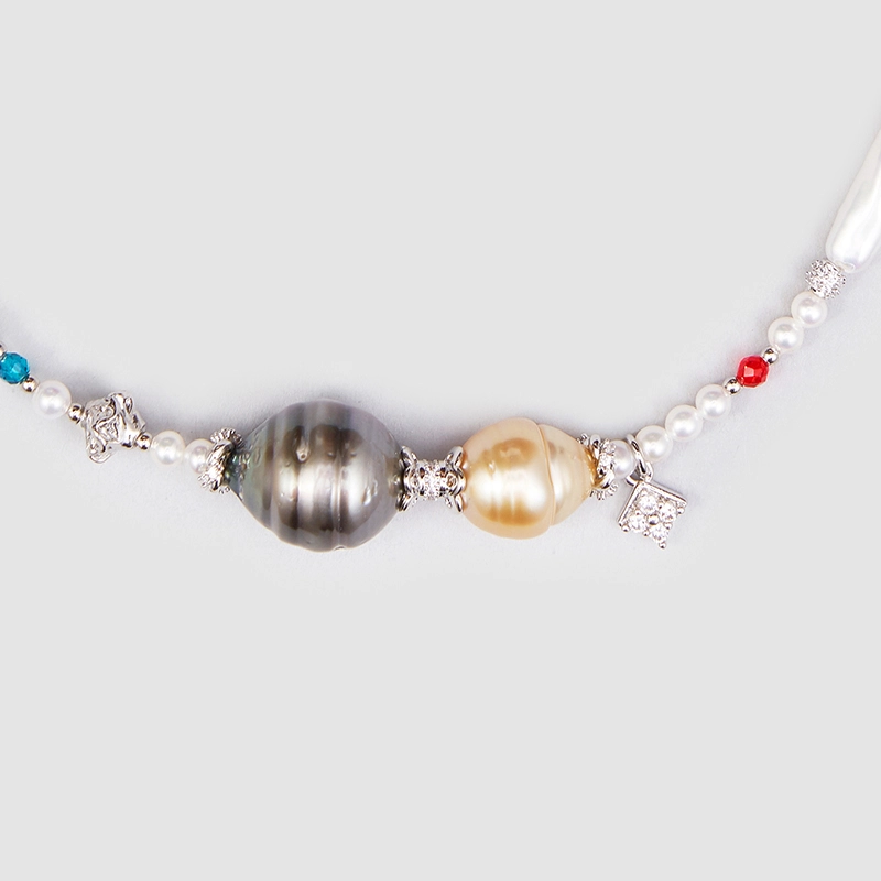 Original Handmade Natural Pearls collar by OHGG - OHGGRN24190