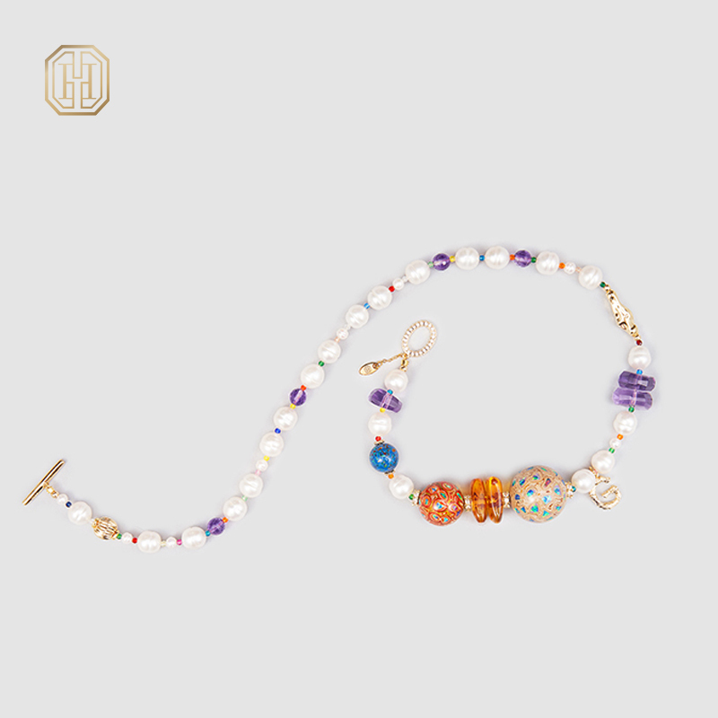 Original Handmade Natural Pearls Necklace by OHGG - OHGGRN24194