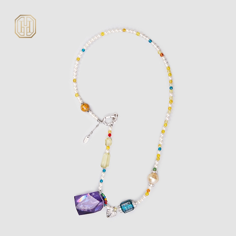 Original Handmade Natural Pearls collar by OHGG - OHGGRN24199