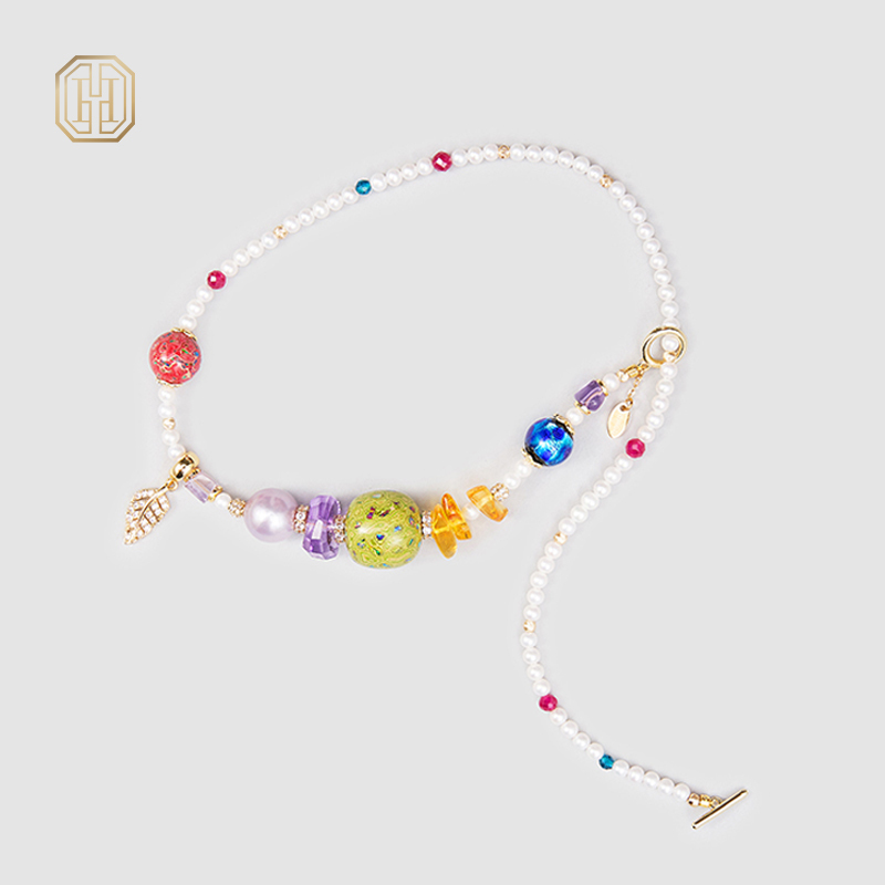 Original Handmade Natural Pearls collar by OHGG - OHGGRN24210
