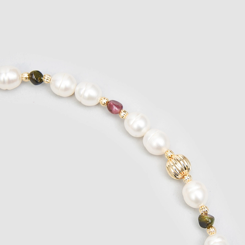Original Handmade Natural Pearls sweater chain by OHGG - OHGGRN24153