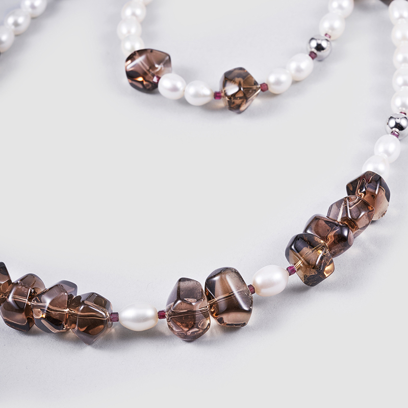 Original Handmade Natural Pearls sweater chain by OHGG - OHGGRN24030