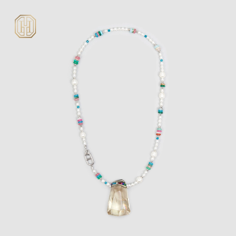 Original Handmade Natural Pearls sweater chain by OHGG - OHGGRN24154