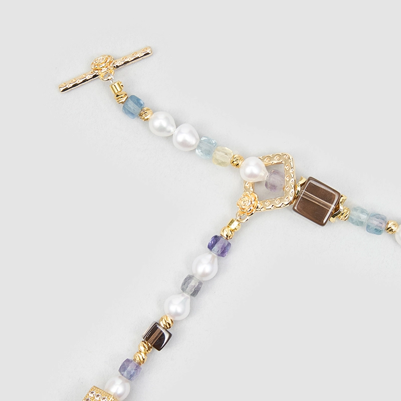 Original Handmade Natural Pearls collar by OHGG - OHGGRN24137