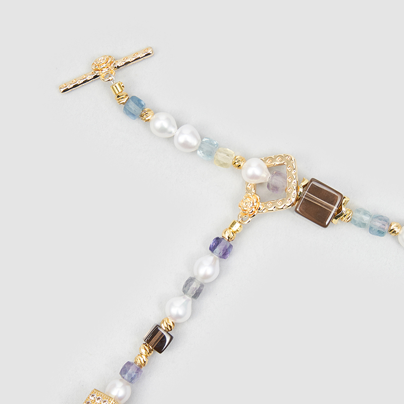 Original Handmade Natural Pearls collar by OHGG - OHGGRN24137
