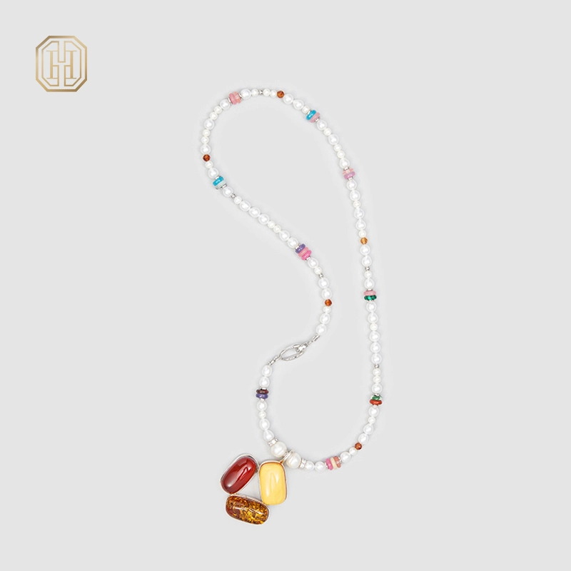 Original Handmade Natural Pearls necklace by OHGG - OHGGRN24149