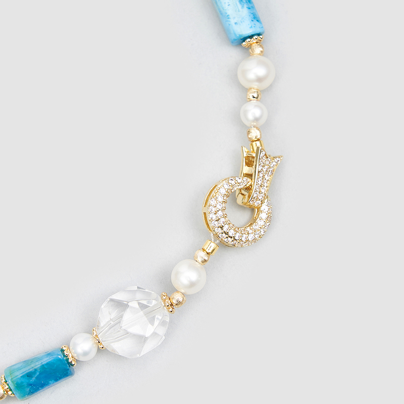 Original Handmade Natural Pearls sweater chain by OHGG - OHGGRN24142